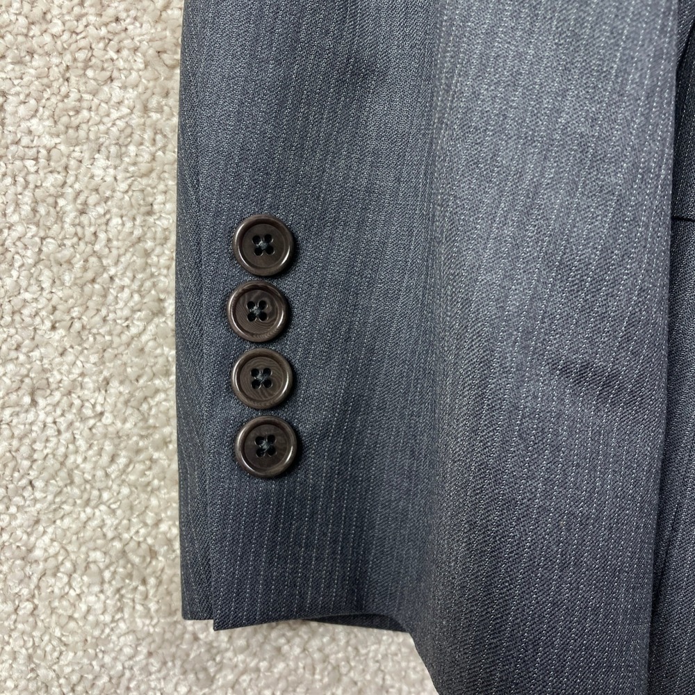 Brooks Brothers 346 Strech Wool Suit‎ Men's 42L 38x30 Gray Pinstripe 3-Button - Picture 12 of 16
